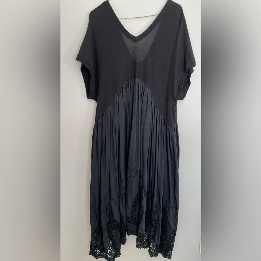 Zucca Elegant Lace Black Dress